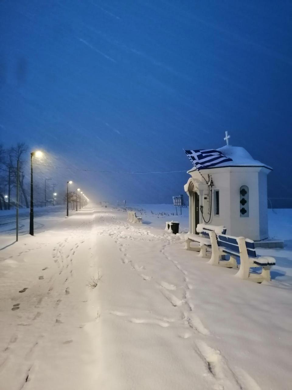 Giorgos Apartments Sea View Olympiakí Aktí Buitenkant foto